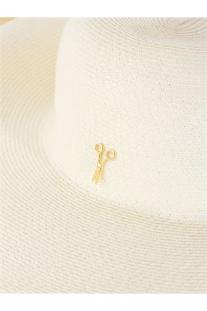 White woven panama hat CATARZI 1910 | P25CAT11BIABEI
